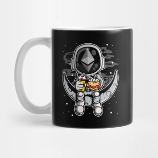 Astronaut Fastfood Ethereum Crypto ETH Coin To The Moon Crypto Token Cryptocurrency Wallet Birthday Gift For Men Women Kids Mug